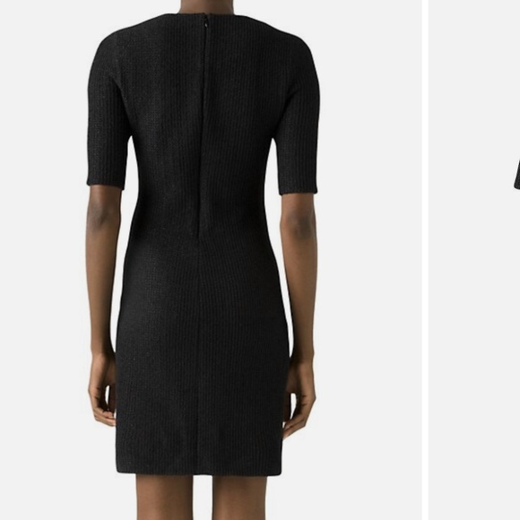 NWT St. John BLACK Formfitting Bouclé-knit Minidress - Size 14 - Picture 12 of 15